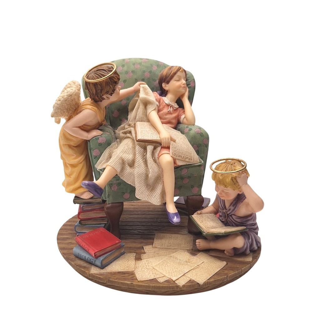 Demdaco Prayers & Promises Don't Worry About Tomorrow Figurine Bill Stross 2002